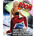 thumbnail image 5 of FITTOO Women Tie Dye Yoga Pants High Waist Ruched Butt Lift Texture Tiktok Leggings, 5 of 6