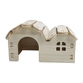 thumbnail image 3 of Casa de madera para hámster, casa de madera para hámster, juguete para hámster, casa de madera para hámster, juguete, diseño fácil de usar Jadeshay A, 3 of 8