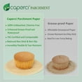 thumbnail image 3 of Caperci 225pcs Parchment Cupcake Liners - Standard Muffin Cups for Baking, Paper Wrappers with Excellent Greaseproof, Balanced Non-Stick & Non-Slip, Food Grade (Natural), 3 of 4