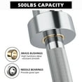 thumbnail image 5 of GARVEE 7FT Olympic Barbell Bar with 2 Collars,1500 LB Capacity Weightlifting & Powerlifting Bar,Fits 2-Inch Plates,Strength Training Bench Press Bar for Home Gym,Silver, 5 of 8