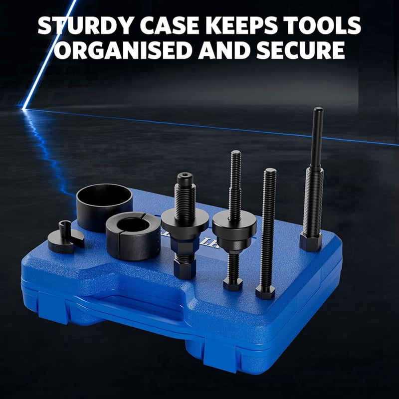 Power Steering Pulley Puller Installer Kit Vacuum/Water Pump Pulleys Installation Remover Tool Set