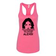 thumbnail image 2 of Wild Bobby, Hide Your Diamonds Exes from Alexis Quote Pop Culture Ladies Racerback Tank Top, Hot Pink, Medium, 2 of 3