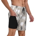 thumbnail image 2 of Fotbe winter Snowflake beer Traje de Baño para Hombre – Shorts de Natación de Secado Rápido con Forro y Bolsillos-Small, 2 of 6