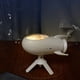 thumbnail image 1 of Luz nocturna con altavoz Bluetooth y atenuación infinita - Space Capsule Ambiental Mood Lamp, USB recargable, batería de 1000mAh, luz blanca cálida, 1 of 9