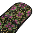 thumbnail image 2 of Dailycode Double Sided Oven Mitt with Loop Heat Resistant Kitchen Long Potholders 7" x 35" Four Leaf Clover Star, 2 of 6