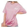thumbnail image 2 of Playera Jouska Mx Oversize Golden Mujer Gym Deportiva Casual Bodybuilding Relaxed Fit Rosa, 2 of 6
