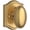 Gold, variant on Baldwin Pv.Ell.Tar Ellipse Privacy Door Knob - Brass