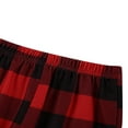thumbnail image 3 of Family Matching Christmas Pajamas Set  Tree Print Tops Plaid Pants Sleepwear Homewear, 3 of 6