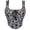 Multicolor, variant on Womens Corset Tank Tops Sleeveless Floral Tie Front Boned Bustiers Adjustable Strap Slim Fit Body Shaper Brown M