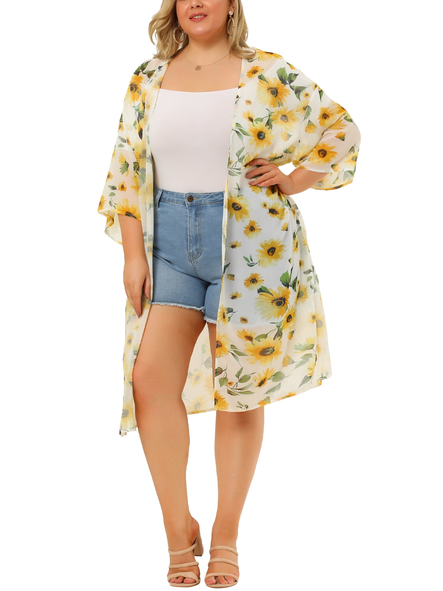 floral print cardigans