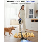 Aeitto Cordless Vacuum Cleaner,Stick Vacuum with LED Display Lightweight Vacuum Cleaners for Home Hard Floor,Car,Carpet and Pet Hair
