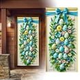 thumbnail image 1 of Decoration Easter Door Curtain Decorative Banner With Egg And Bunny Design For Holiday Party, 1 of 6