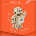 thumbnail image 5 of Programmable Dual Intelligent Programmable Welcome Robot Kit - DIY Science Experiment for Youth, STEAM Education Model, 5 of 5