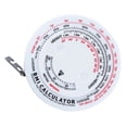 thumbnail image 2 of Cinta métrica redonda para medir el IMC, retráctil y automática, calculadora de cintura, cinta métrica portátil, herramientas de salud, color blanco, 2 of 12