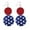 D2, variant on YYKihy Patriotic Metal Earrings USA Independence Day American Flag Earrings 4th Of July Earrings Patriotic Star Earring For Independence Day