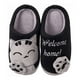thumbnail image 2 of Pantuflas de gato de la suerte JAMW de algodón suela gruesa para el hogar invierno color negro talla 44-45, 2 of 5