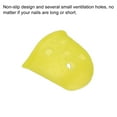 thumbnail image 4 of Uxcell Finger Tips Anti Slip Fingertip Protector, 10 Pack 30mm Silicone Finger Guard, Yellow, 4 of 6