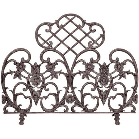 Single Panel Bronze Finish Cast Aluminum Screen