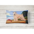 thumbnail image 2 of Carolines Treasures 7509PW1216 Wheaten Terrier Soft Coated Canvas Fabric Decorative Pillow, 12H x16W, multicolor, 2 of 3