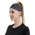 thumbnail image 3 of Goofa Colorful Flowers Pattern Sweatbands Sports Headband for Men & Women,Moisture Wicking Athletic headband,Breathable Sweatband,Sports accessories,Workout gear, 3 of 9