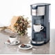 thumbnail image 4 of Mixpresso Cafetera de una porción Compatible con cápsulas K-Cup y café molido Cafetera de 30 oz Una porción 5 tamaños de preparación Se adapta a una taza de viaje de hasta 14 oz Cafetera gris Bandeja Mixpresso NA, 4 of 6
