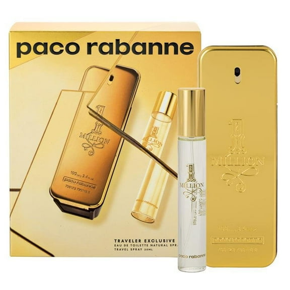 Paco Rabanne 1 Million Cologne Gift Set for Men, 2 Pieces