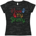 thumbnail image 3 of Inktastic I Love My Granny Women's T-Shirt, 3 of 5