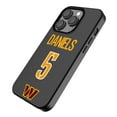 thumbnail image 2 of Keyscaper Jayden Daniels-Black Washington Commanders iPhone Magnetic Bump Case, 2 of 7
