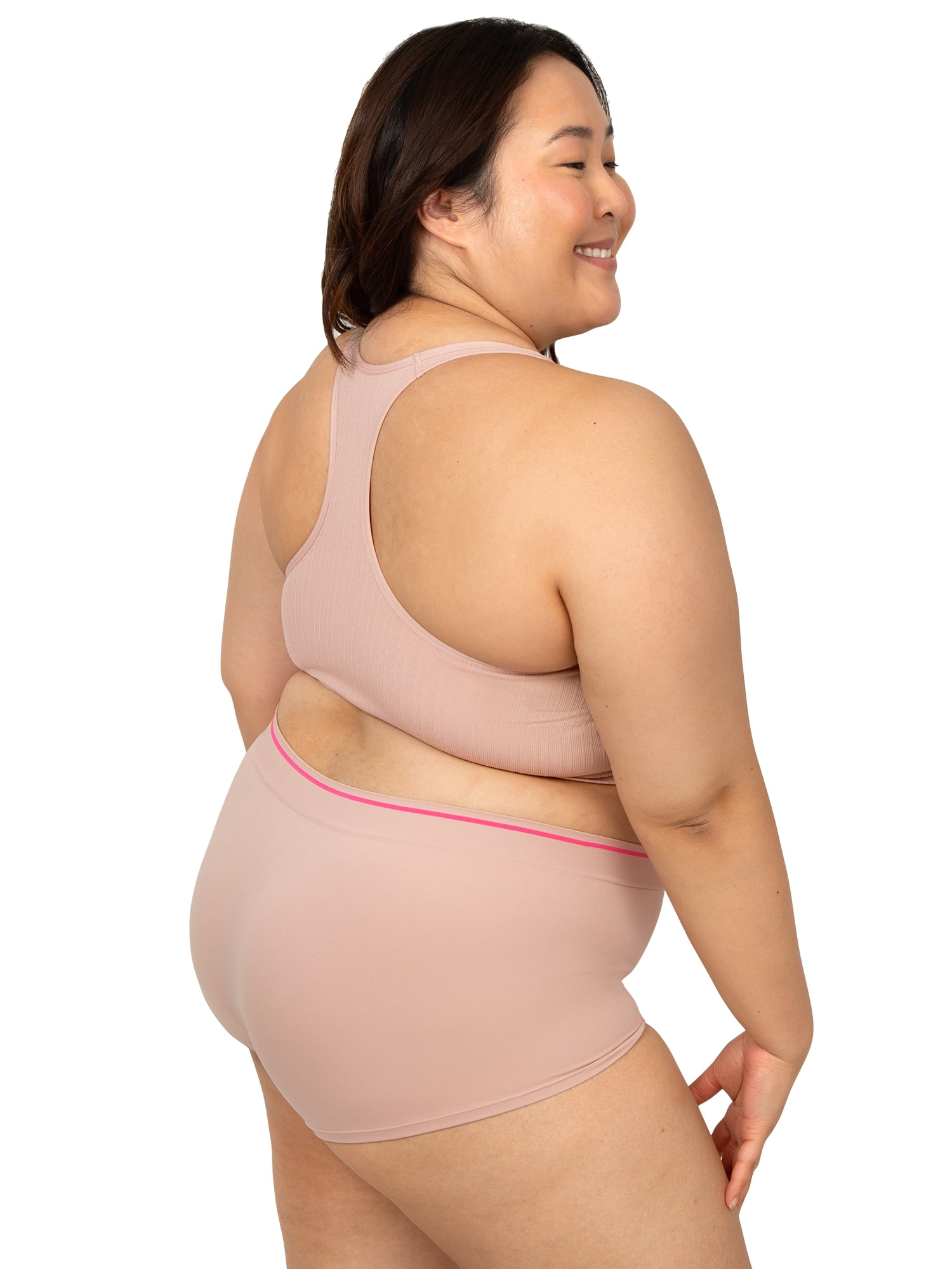 Fresh by Fruit of the Loom Juniors Hey Shorty Seamless Boyshort 2-Pack, Style FR123W, Sizes XS to 3XL