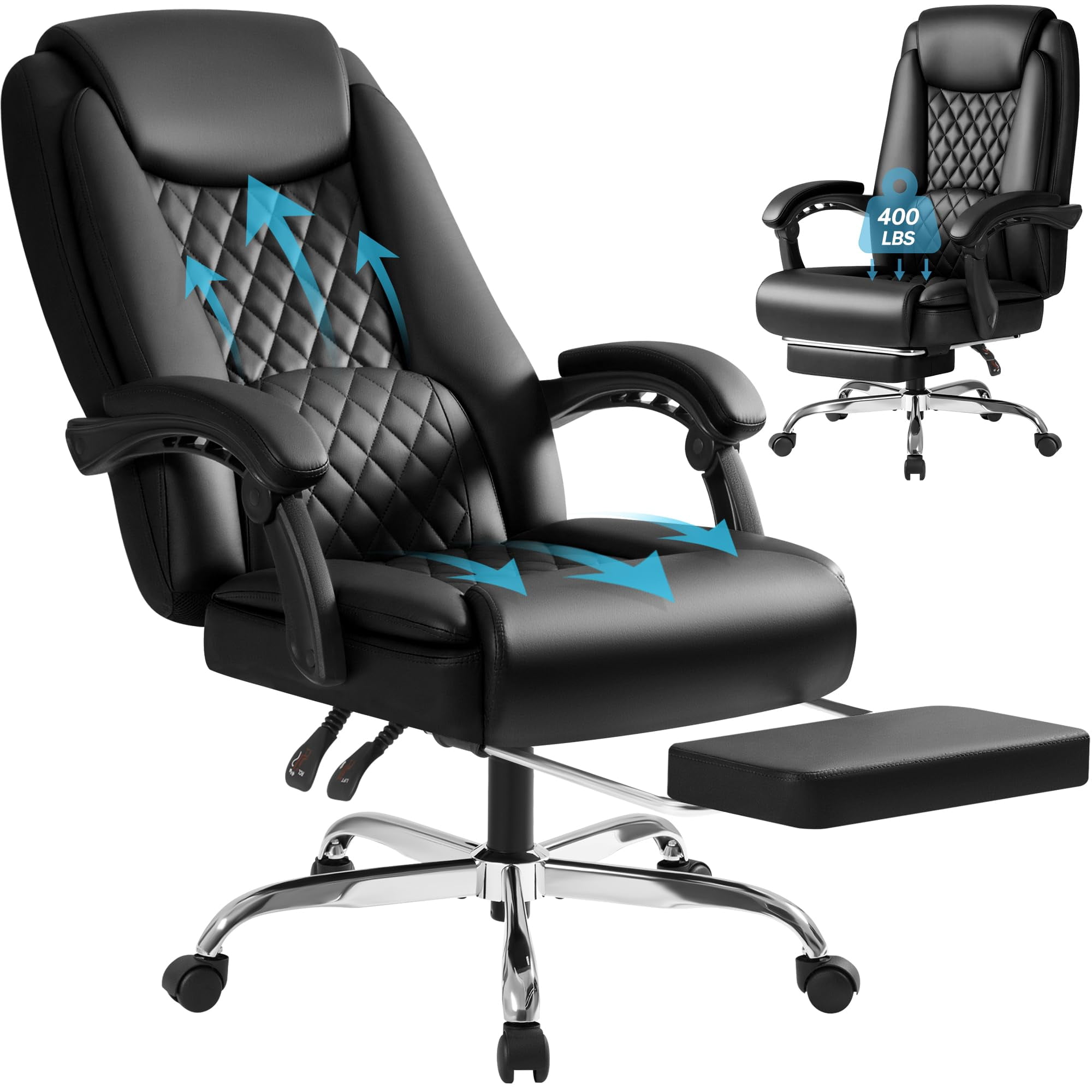 executive home office chair with product
