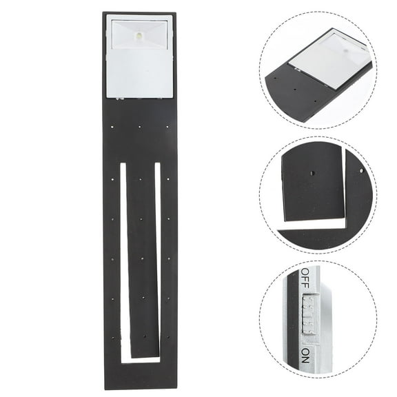 FRCOLOR  Bookmark Light Desk Dimmable Flexible Reading Lights Travel Black