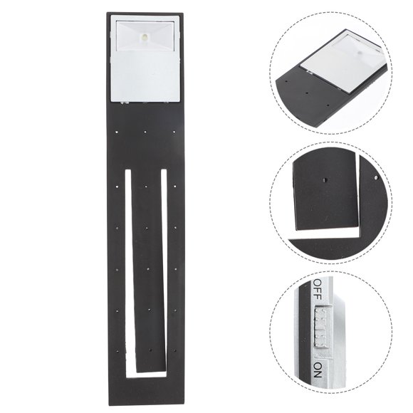 Milisten 1Pcs Bookmark Lamp LED Book Light Black TPR Night Reading Home