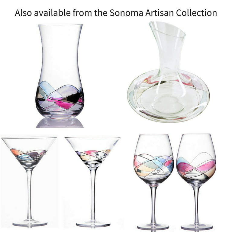 Stemless Wine Glasses for Cocktails, Wine, or Sangria. Handmade