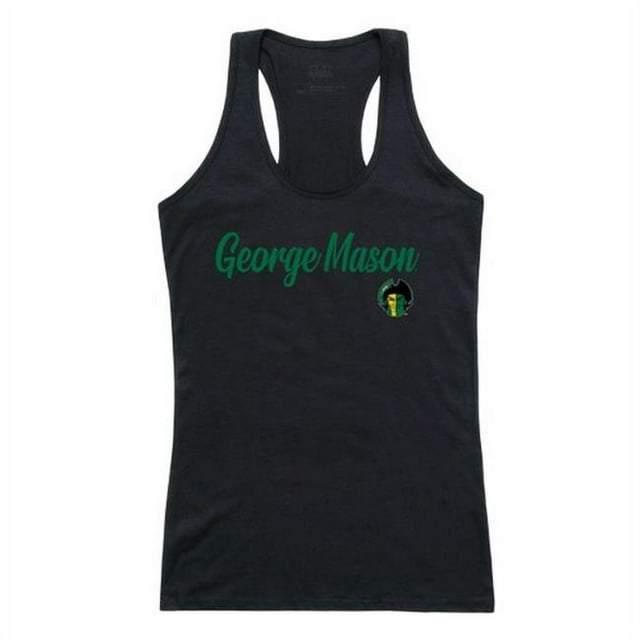 W Republic 557-221-BLK-04 Débardeur Script George Mason Patriots pour Femmes, Noir - Extra Large