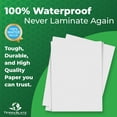 thumbnail image 4 of TerraSlate Waterproof Printer Paper | 10 Mil 120lb Cover | 8.5" x 14" Legal Size | Laser Printer Copy Paper | 50 Sheets, 4 of 9