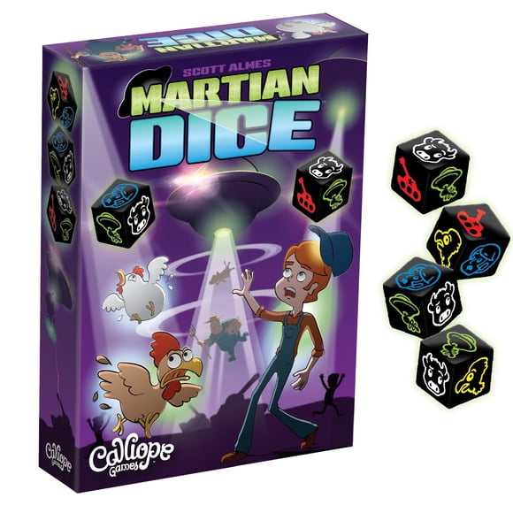 Juego de Mesa Calliope Martian Dice 2-6 Jugadores 8+
