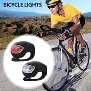 Gpoty 2pcs Silicone Bicycle Lights LED Bike Light Waterproof Bicycle Front Rear Light 3 Switching Modes Bicycle Lights Frog LED Bike Headlight Bike Taillight Safety LED Bike Lamps for Road Bike MTB