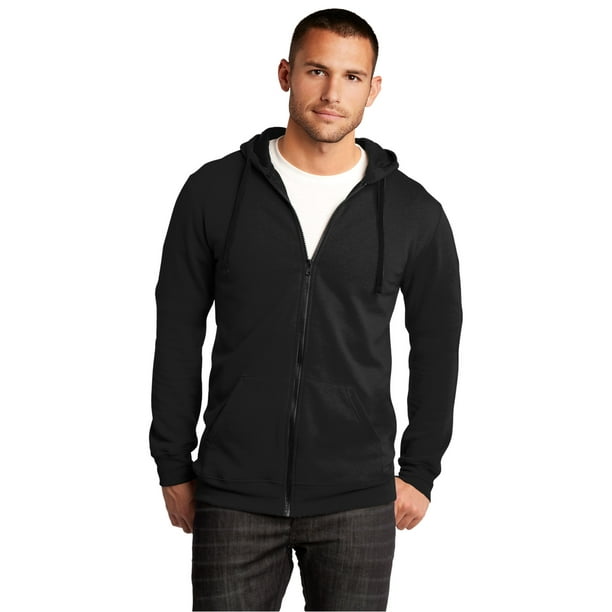 Sudadera con capucha y cremallera completa District® The Concert Fleece®. DT800 Distrito DT800