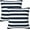Navy Blue and White Stripe, variant on Navy Blue and White Stripe Throw Pillow Covers 20x20 in Farmhouse Pillow Case Soft Cushion Covers Set of 2 for Sofa Bed Bedroom Car Chair Living Room Home Decorative