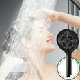 thumbnail image 1 of Silicone Jet High-Pressure Shower Head with 5 Spray Modes - Handheld Bath Sprayer for Efficient Water Flow, 1 of 9