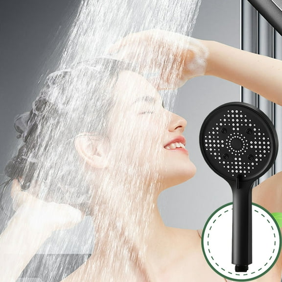 TUOBARR Shower Head - High-Pressure Handheld Showerhead - Hard Water High Pressure 5 Spray Modes Handheld Shower Head For The Elderly