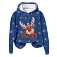 thumbnail image 4 of Futezty Christmas Hoodies for Women Fashion Graphic Sweatshirts Casual Long Sleeve Hooded Girls Teen, 4 of 4