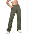 thumbnail image 1 of Pantalón Tipo Cargo Recto Para Mujer Color Café, 1 of 1