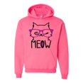 thumbnail image 1 of Unisex Meow Cute Cat Kitty Hoodie Sweatshirt, 1 of 5