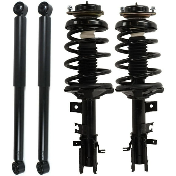 Geelife Twin-tube Shocks and Loaded Struts For 01 QX4 99-01 Pathfinder 4Pc Front Rear