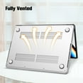 thumbnail image 3 of Fintie Case for MacBook Pro 14 Inch A3434 A3112 A3185 A3401 A2992 A2918 A2779 A2442 (2021-2025) (M5/M4/M3/M2/M1 Pro/Max Chip) with Touch ID - Protective Snap On Hard Shell, Crystal Clear, 3 of 10