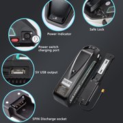 48V Lithium Ebike Battery, w/ 30A BMS, for Electric Bicycles & E-Motorcycles(100W-1500W) , Includes 2A Charger XT60 Connector (48V13AH)