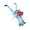 Steel Plate Body, variant on 4-Stroke Concrete Power Screed, 900W 35.8CC Gas Vibrating Concrete Power Screed Motor Air-Cooled Concrete Vibration Leveling Machine w/0.17GAL Oil Tank for Construction Site (All-Aluminum Body)
