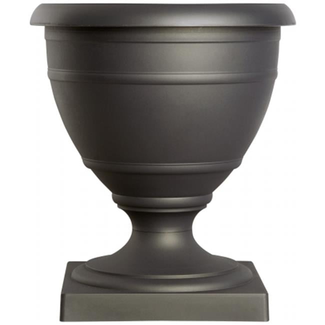 Myers-itml-akro Mils RUA16000G18 16 inch Black Marina Urn Pack of 8 by Myers Industries