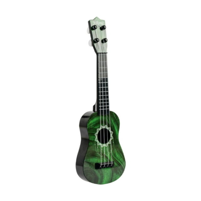Milaget Kids Ukulele Developmental 4 String Guitar for Preschool Beginner Boys Girls green